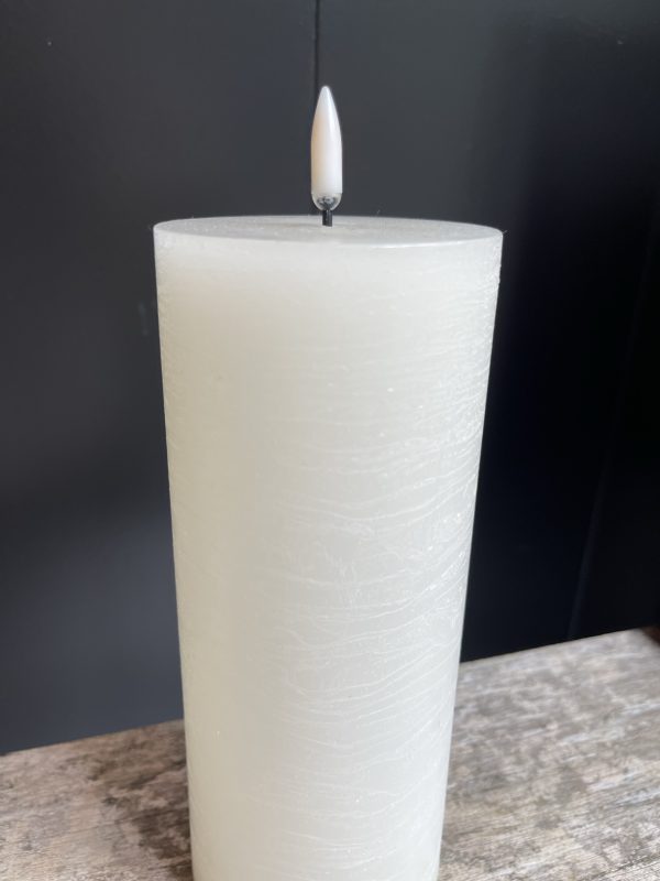 Rustieke led kaars large vanilla
