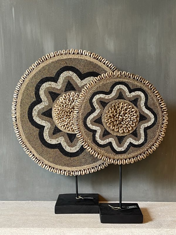 Ornament flower black/gold - Afbeelding 2