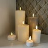 Rustiek led kaars medium brown - Afbeelding 3