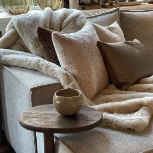 Bondplaid beige 170x140