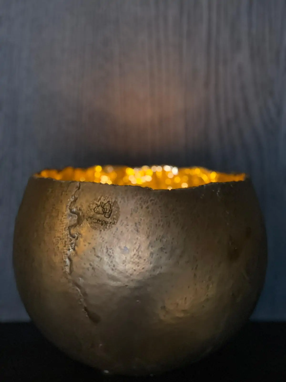 Bolivia Egg Brons/Goud Medium - Afbeelding 3