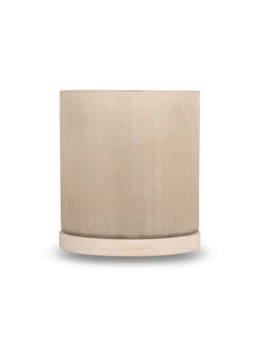 Windlicht Guano Frosted Smoke Small