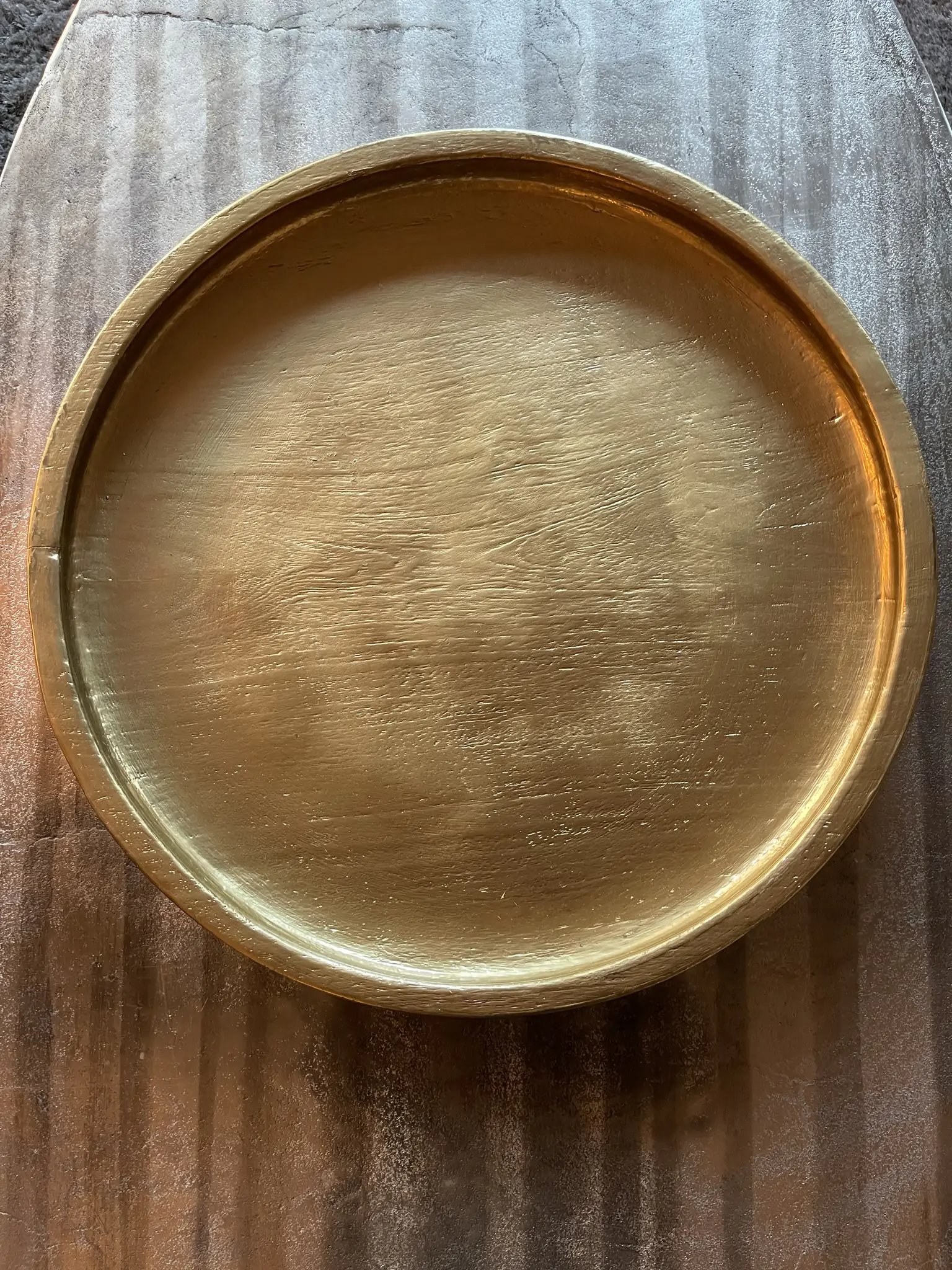 Suar Houten Schaal Goud