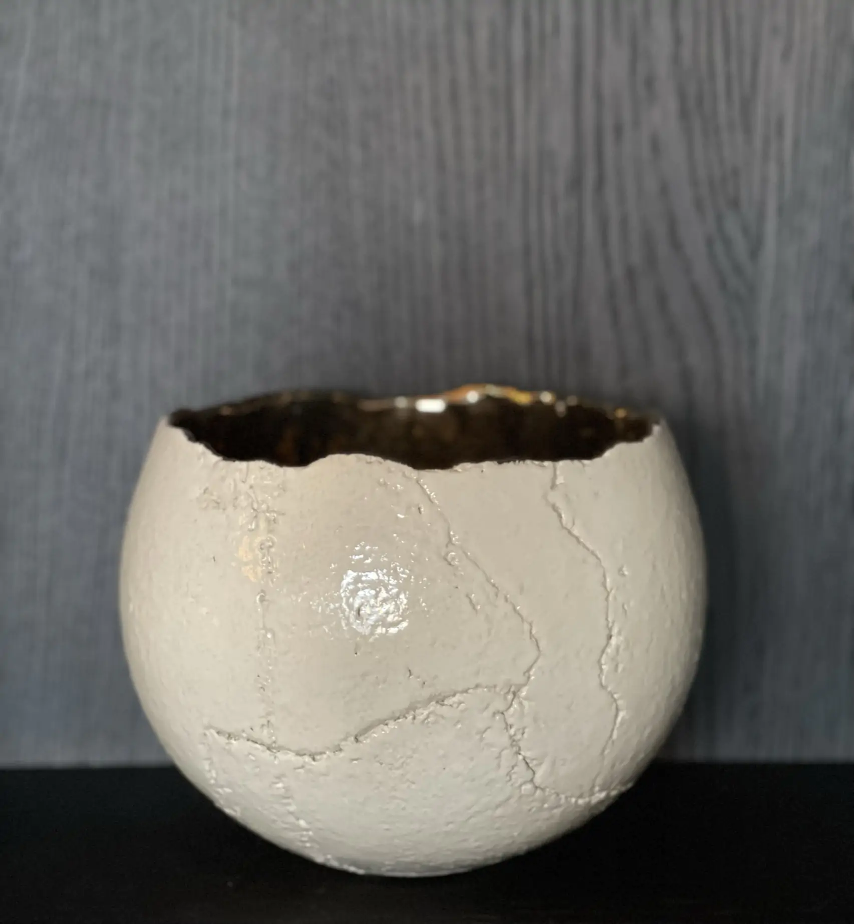 Bolivia Egg Ivoor/Goud Medium