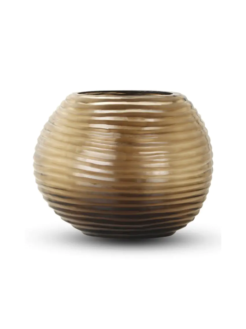 Windlichtje Quartz Tealight Clear Smoke