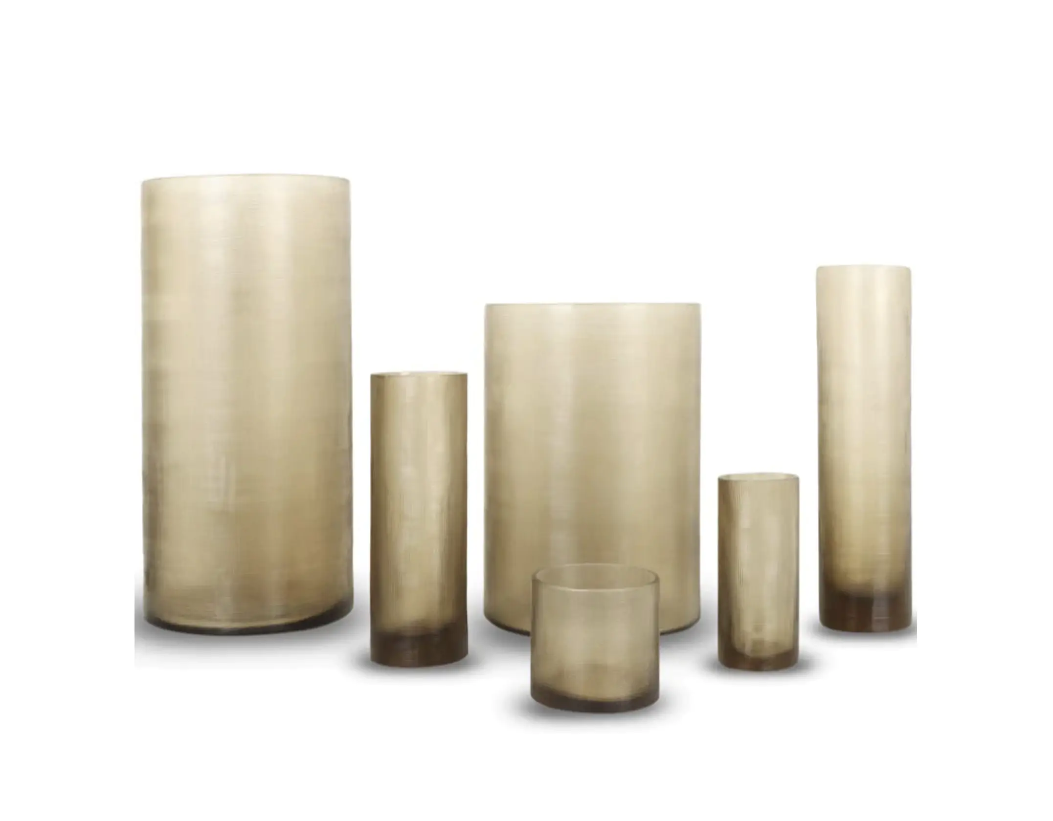 Windlicht/vaas Medina Medium Smoke - Afbeelding 4