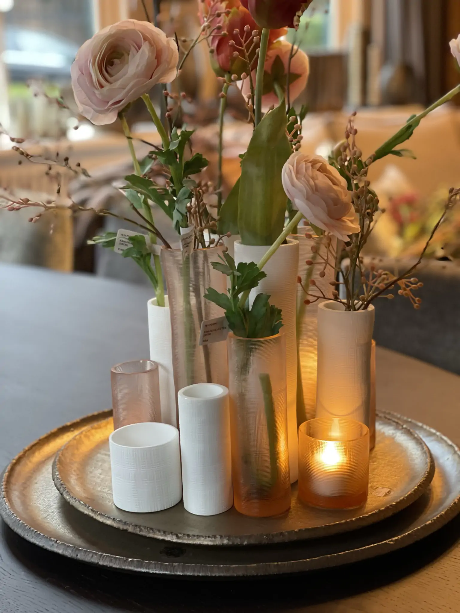 Buisvaasje Medina Tall large Rose - Afbeelding 3