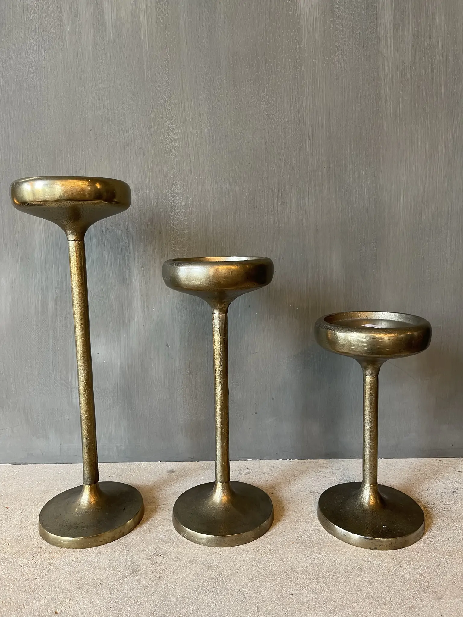 Kandelaar Antique gold Large - Afbeelding 3