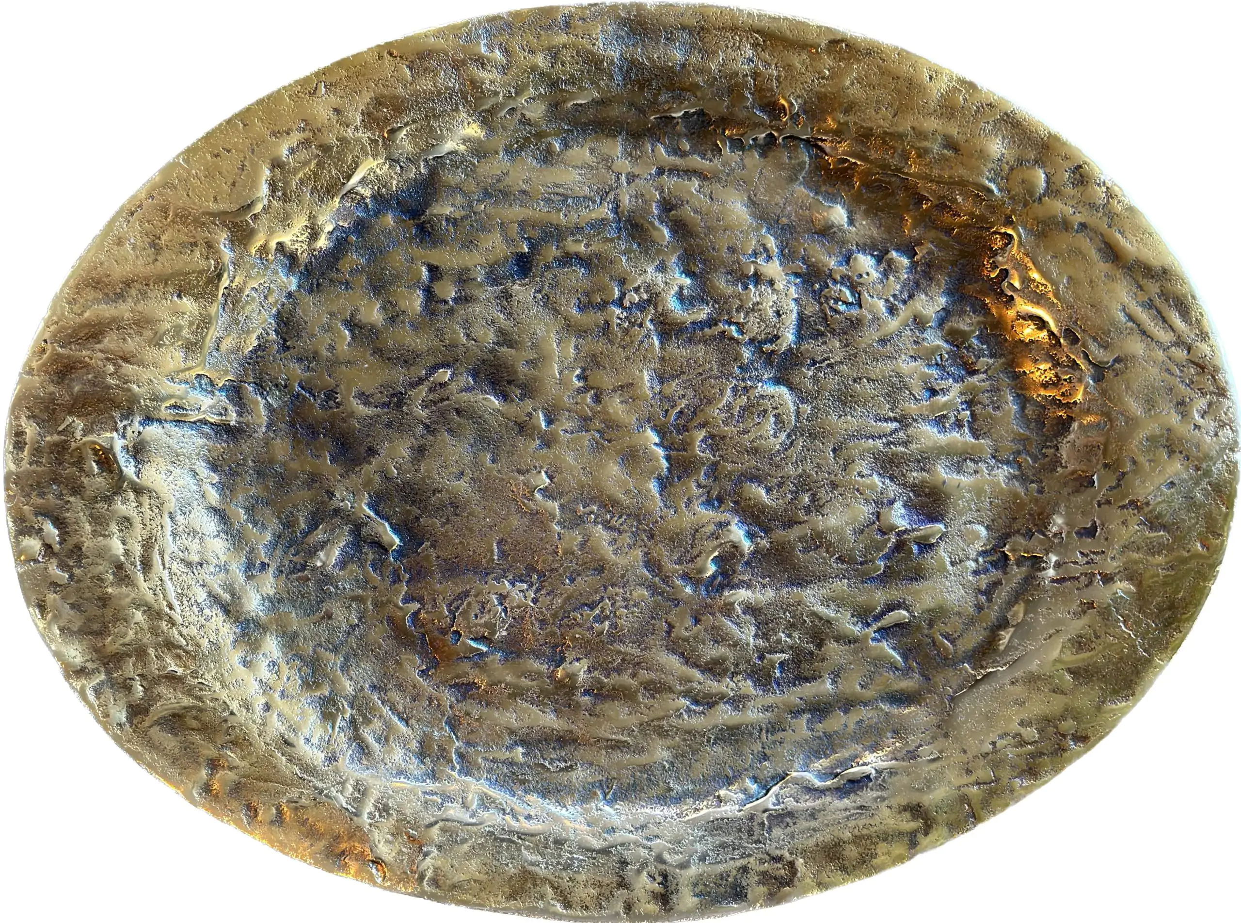 Dienblad Ovaal Gold Antiek