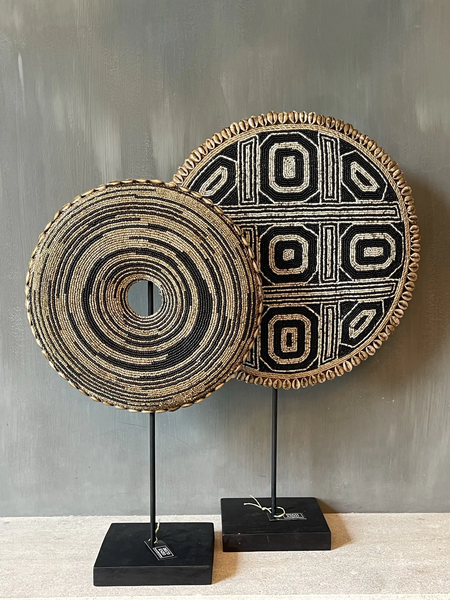 Ornament donut black/beige - Afbeelding 4