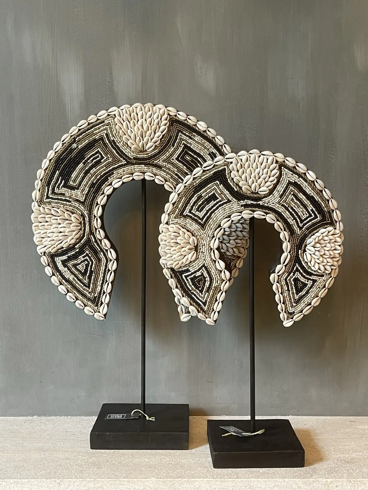 Ornament Necklace black/gold/sand - Afbeelding 2