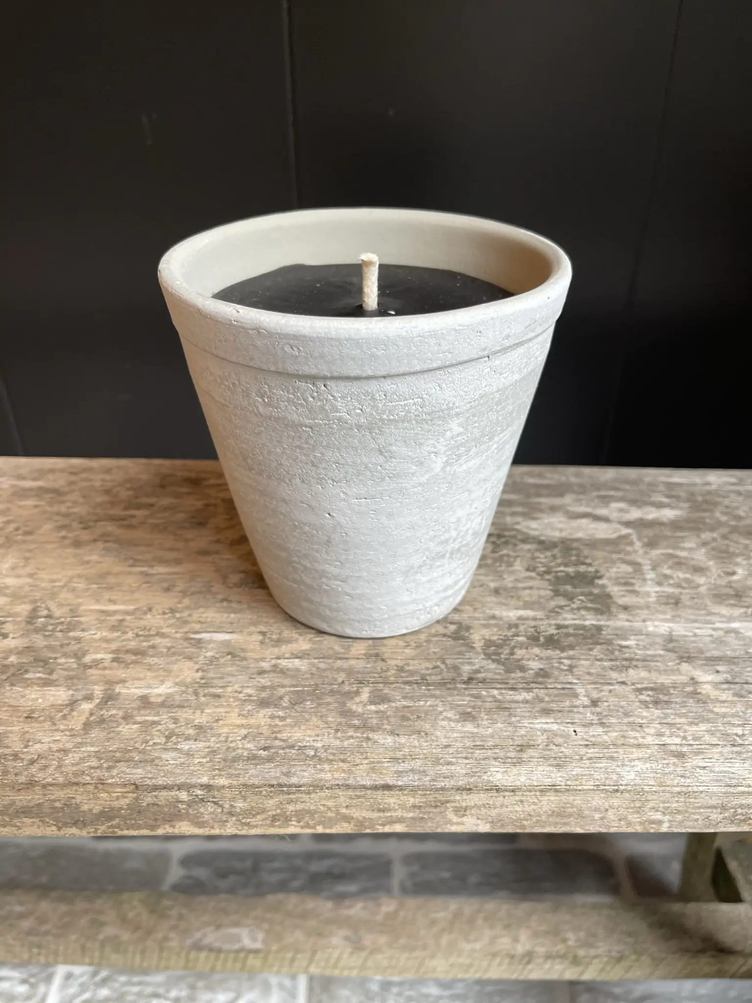 Grey age terracotta candle - Afbeelding 2