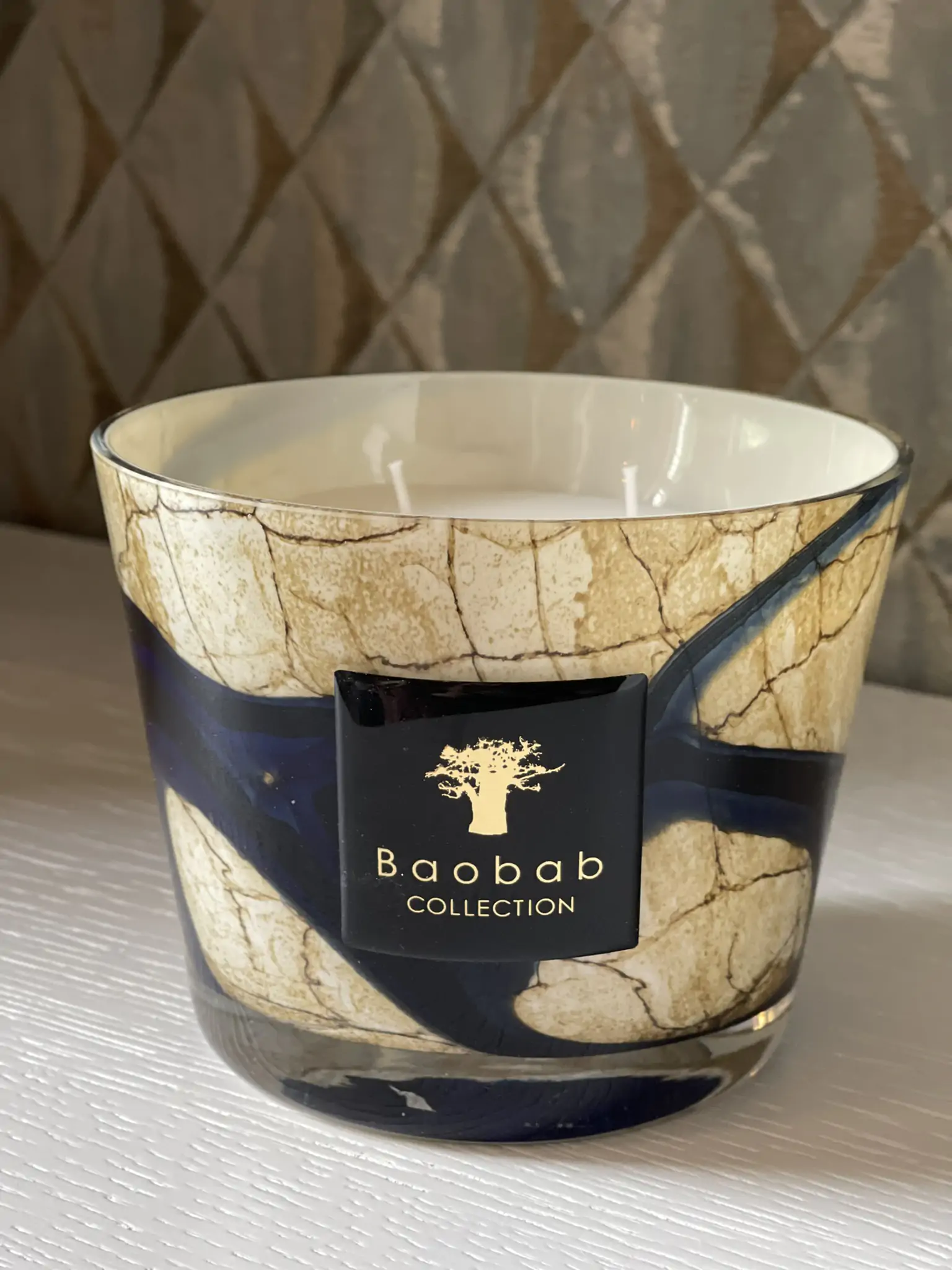 Baobab kaars stones lazuli