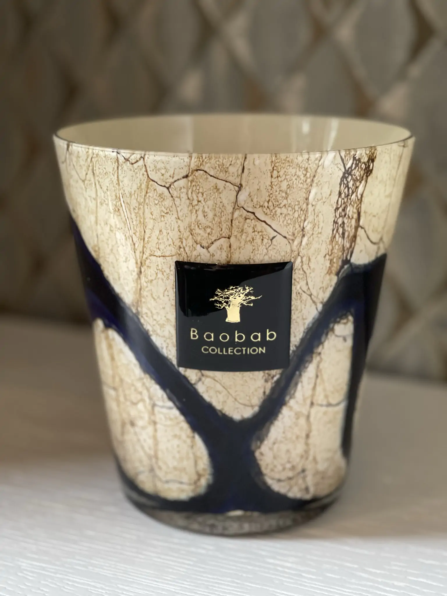 Baobab kaars stones lazuli