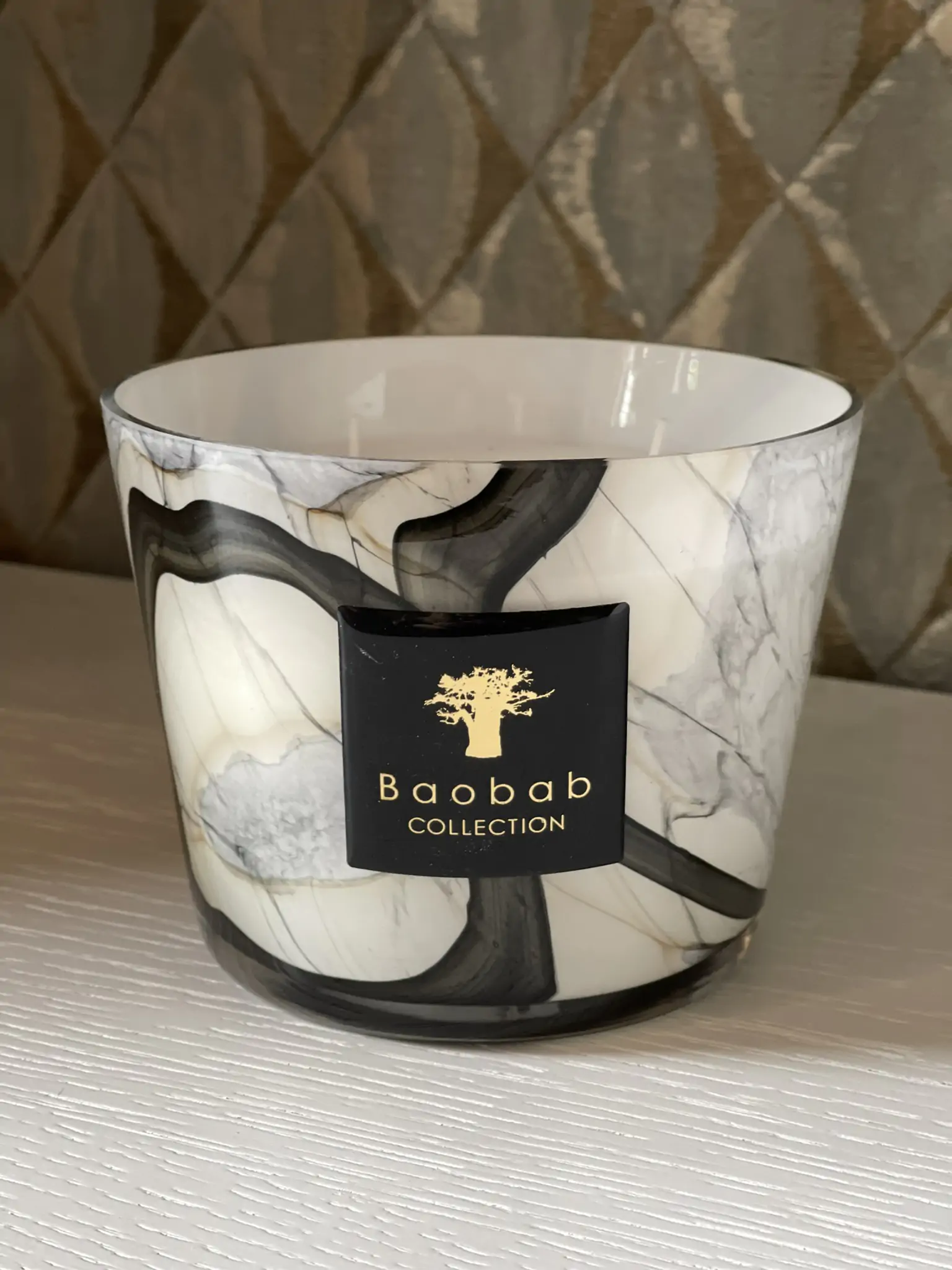 Baobab kaars stones marble