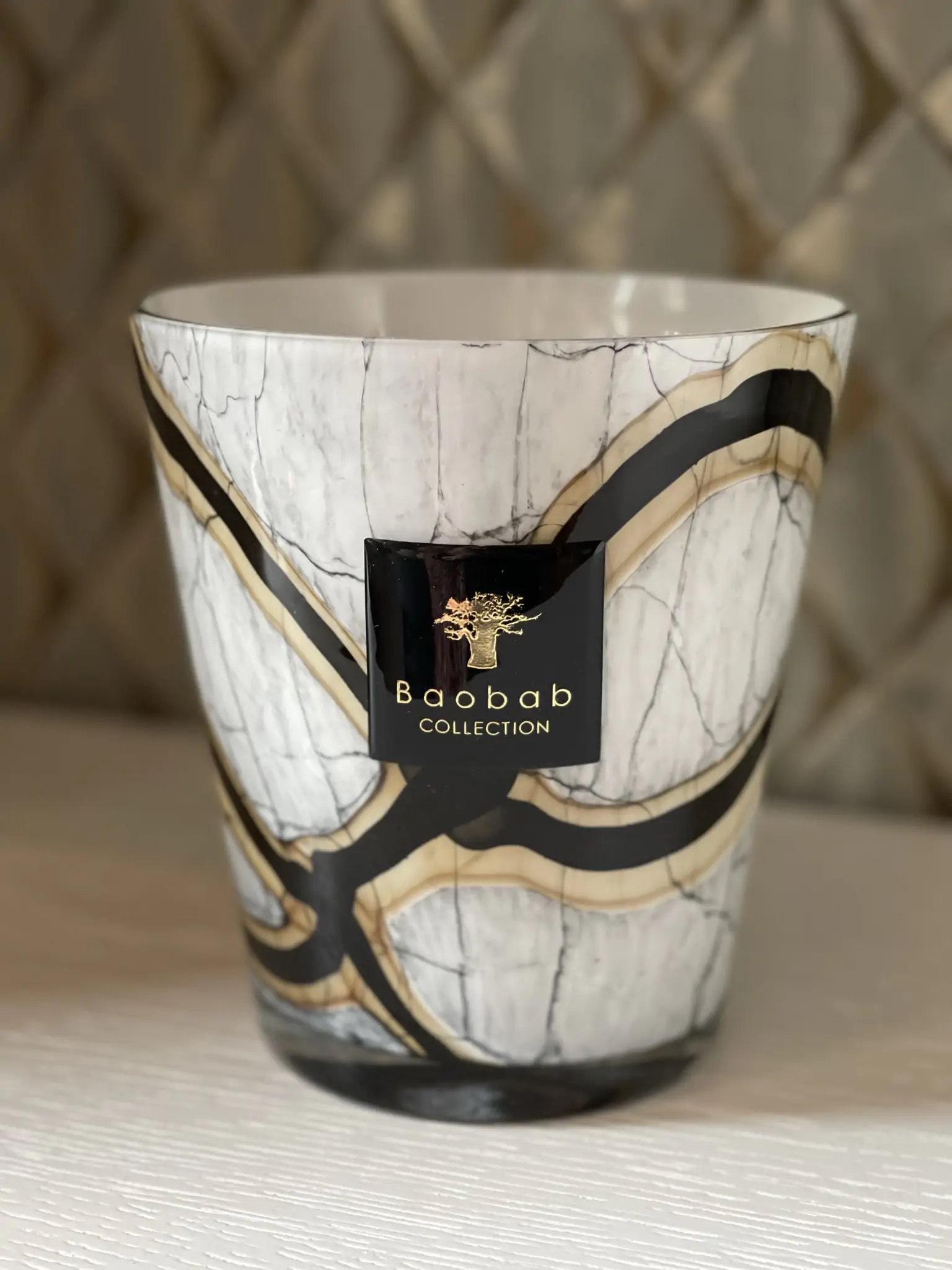 Baobab kaars stones marble