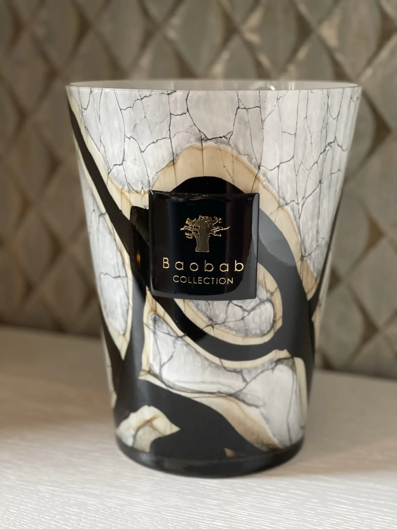 Baobab kaars stones marble
