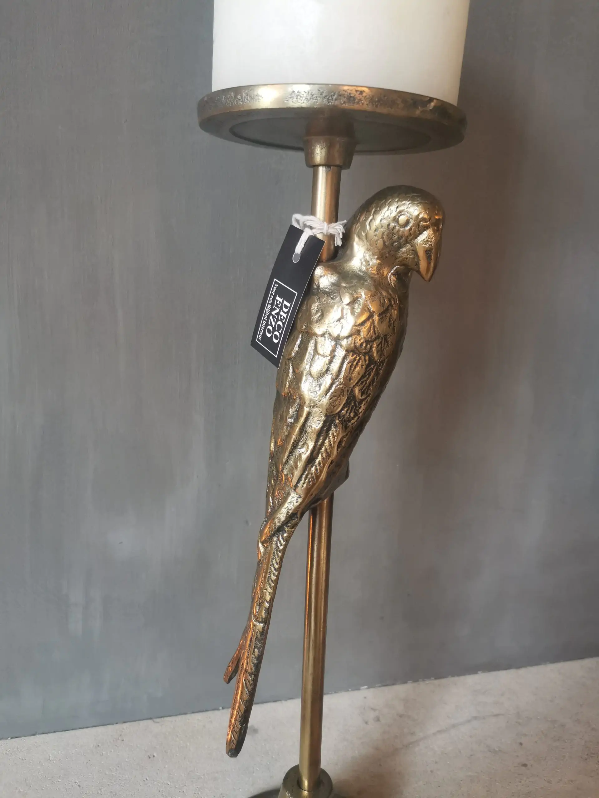 Kandelaar Bird Antique gold - Afbeelding 2