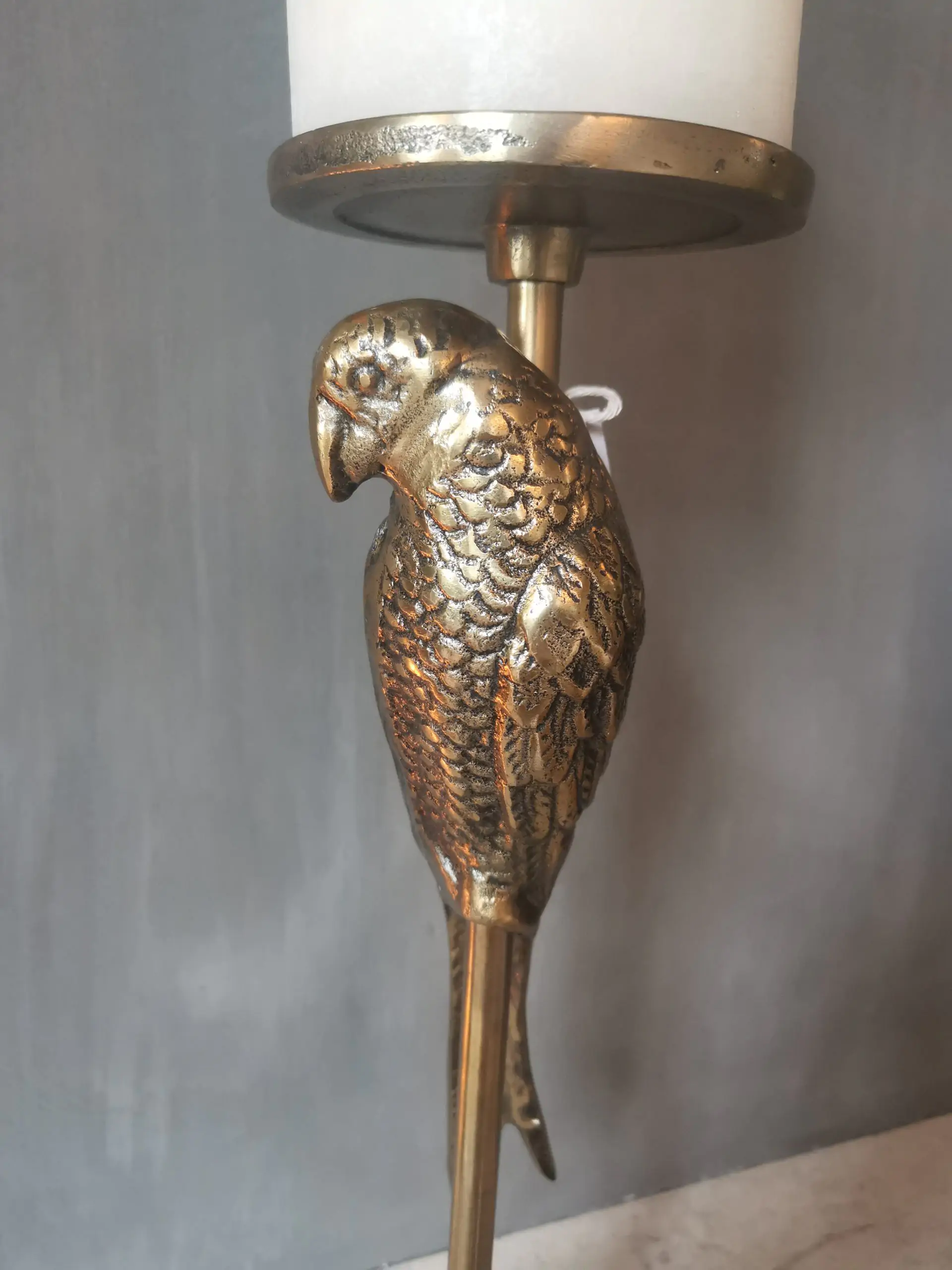 Kandelaar Bird Antique gold - Afbeelding 3