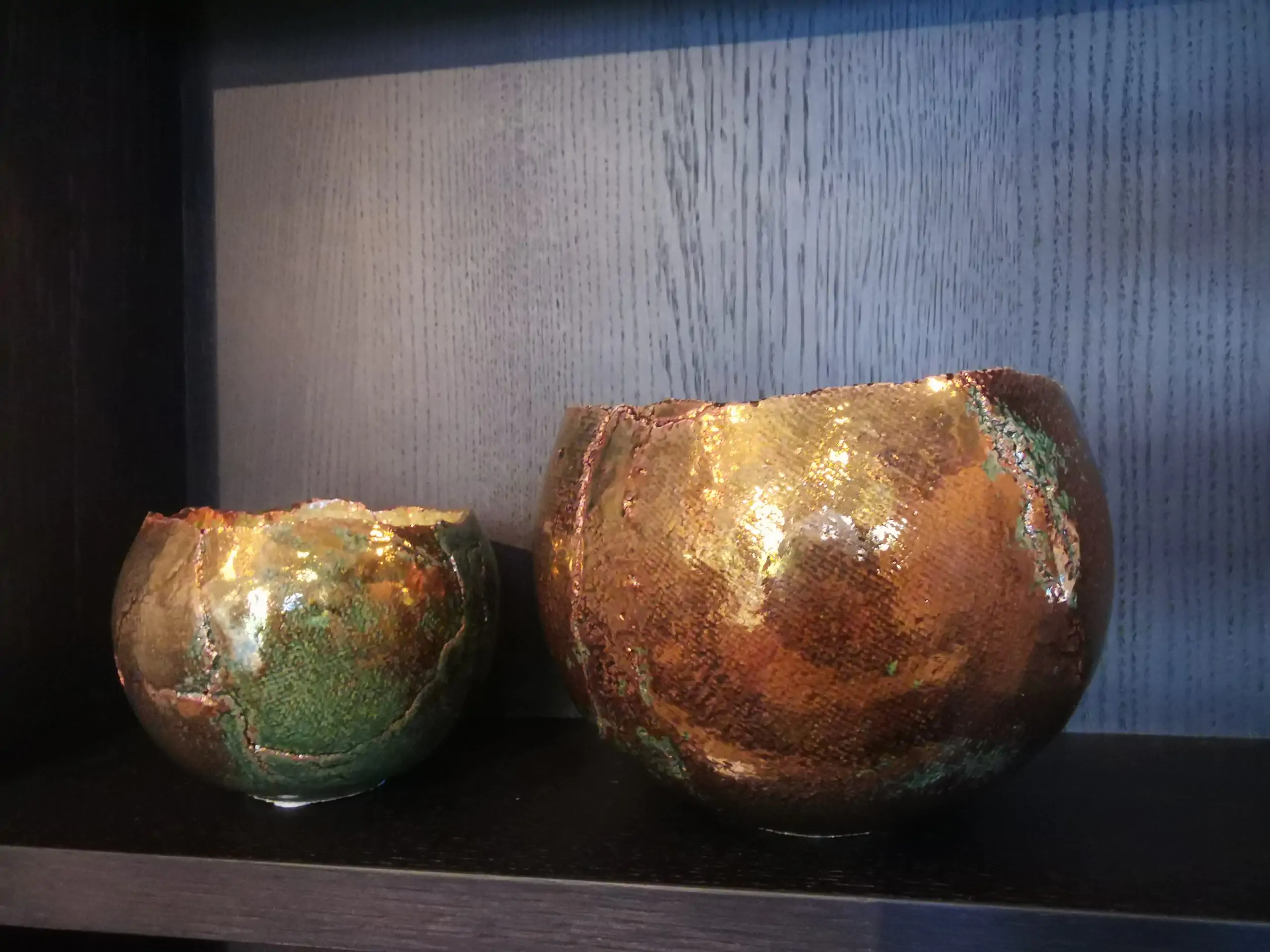 Bolivia egg Gold/Jade Small - Afbeelding 3